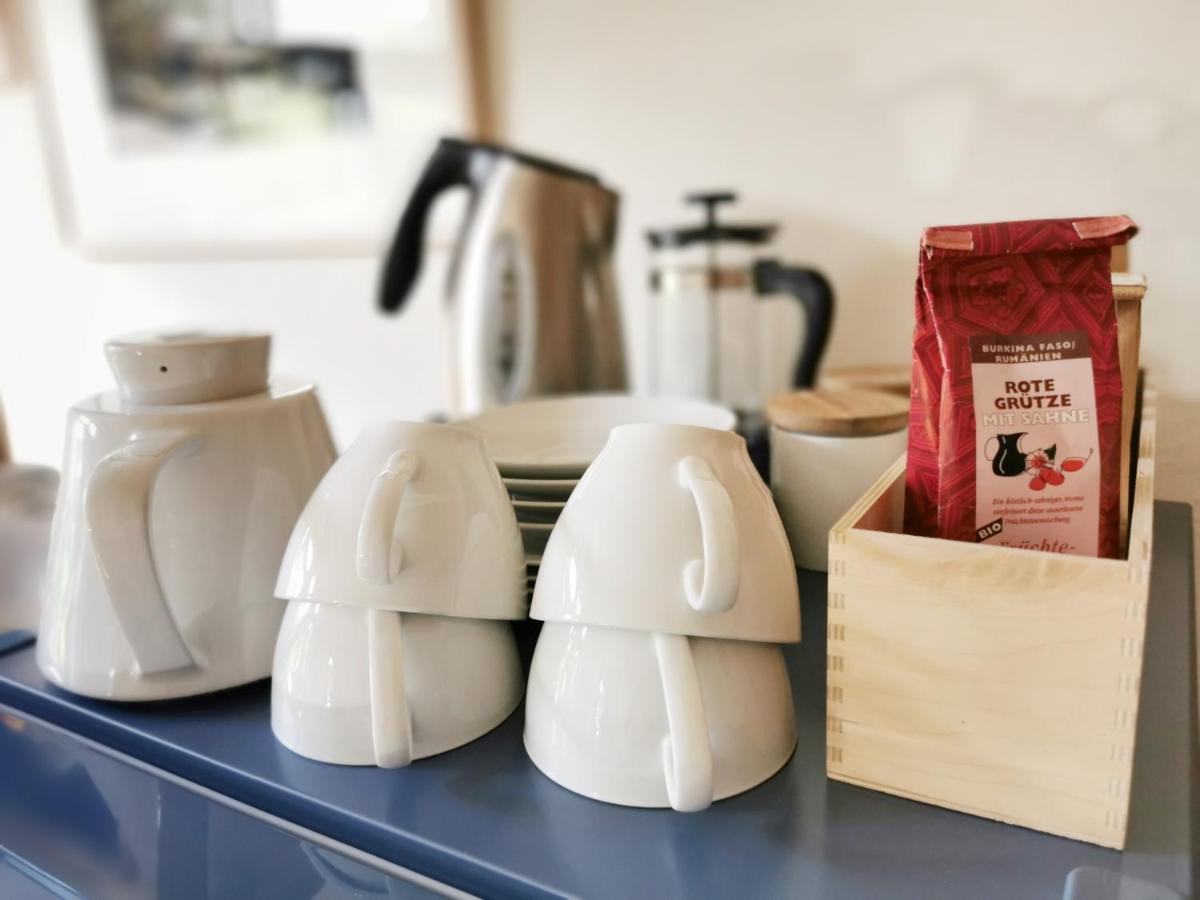 Charmantes Apartment Siebenschlaefer - Ferienwohnung Cafe 7 Weida 外观 照片